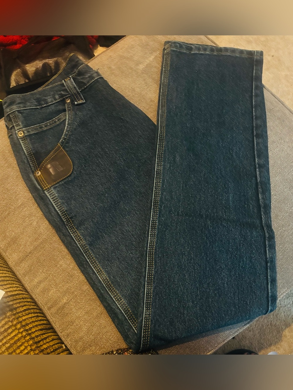 Wrangler Men's Dark Indigo Relaxed Fit Jeans